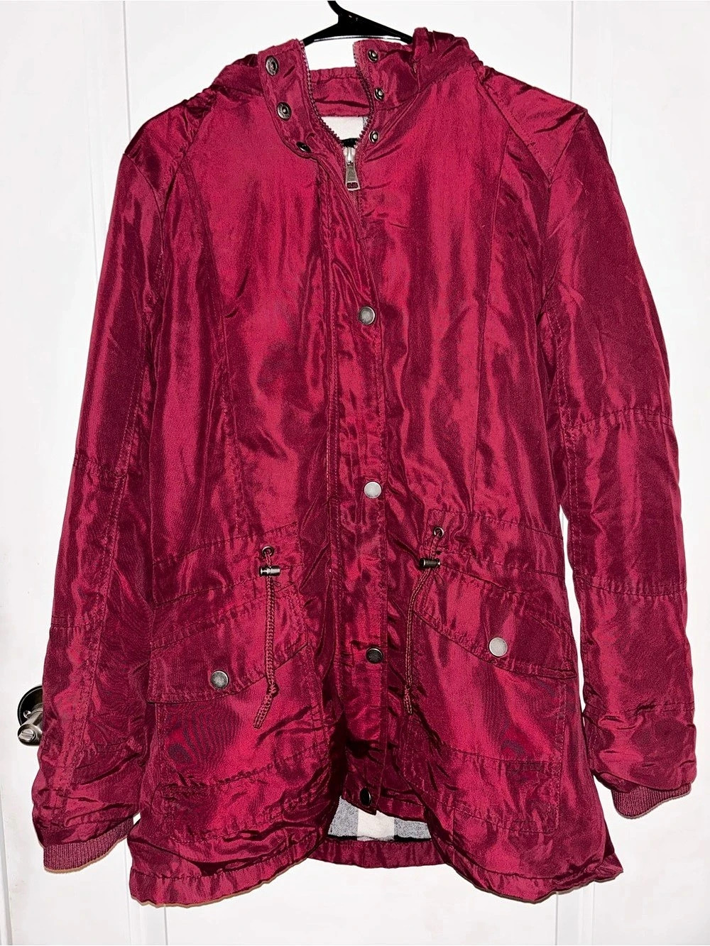 Special One Girl’s Plaid Lined Jacket in Red